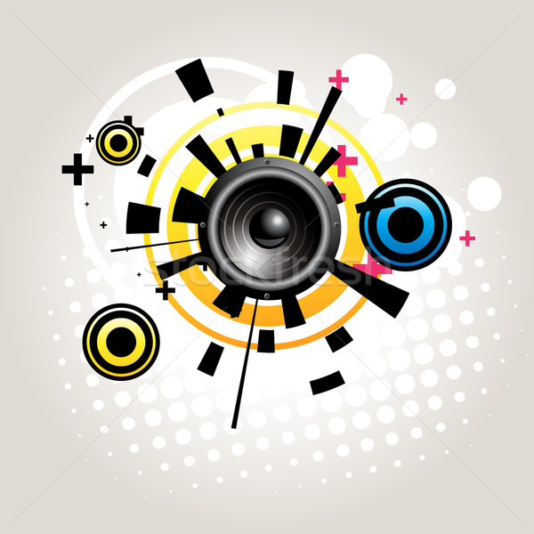 Alto Falante Abstrato Vetor Ilustracao Colorido Projeto Ilustracao De Vetor C Pinnacle Animates Pinnacleanimates 5626379 Stockfresh