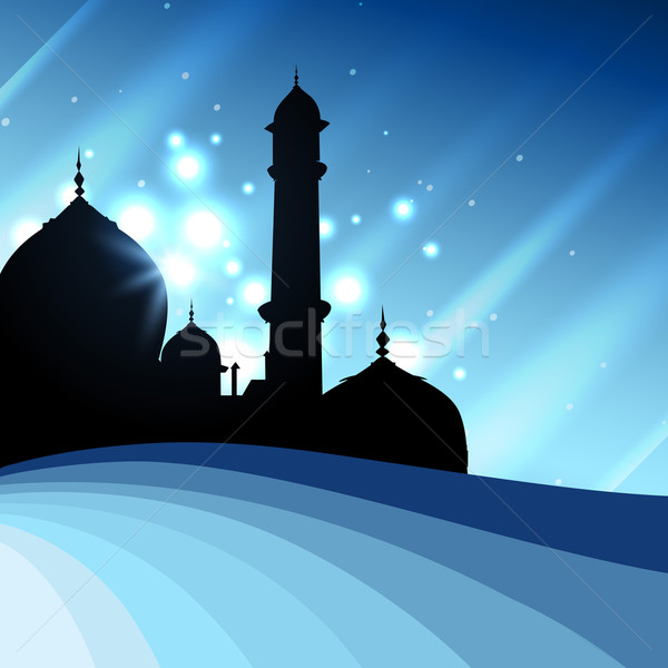islamic mosque illustration Stock photo © Pinnacleanimates