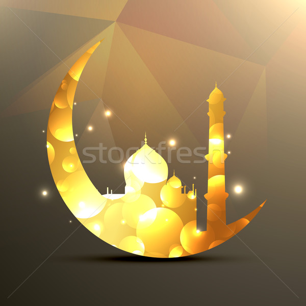 moon and mosque Stock photo © Pinnacleanimates