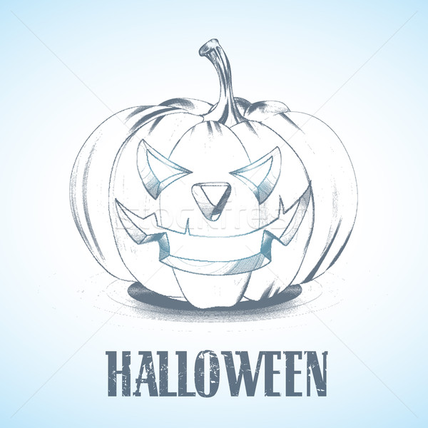 Stock fotó: Halloween · tök · vektor · rajz · terv · absztrakt · természet