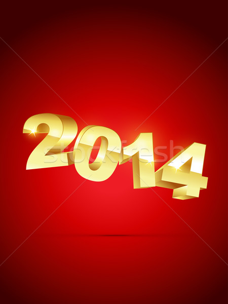 new year illustration Stock photo © Pinnacleanimates