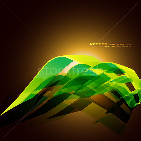 Vettore onda design arte abstract web Foto d'archivio © Pinnacleanimates