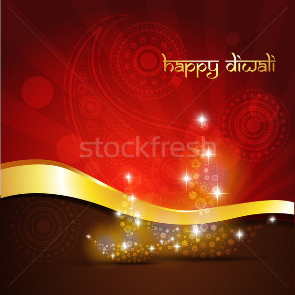 Stock photo: diwali festival background