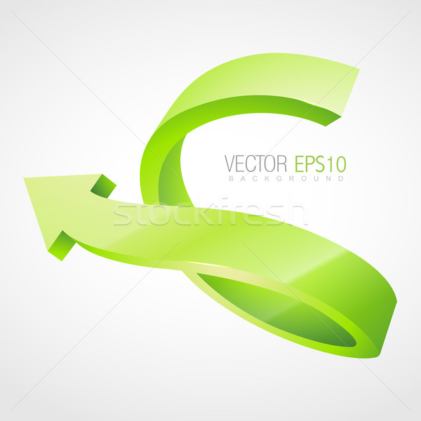 Stockfoto: 3D · pijl · vector · ontwerp · kunst