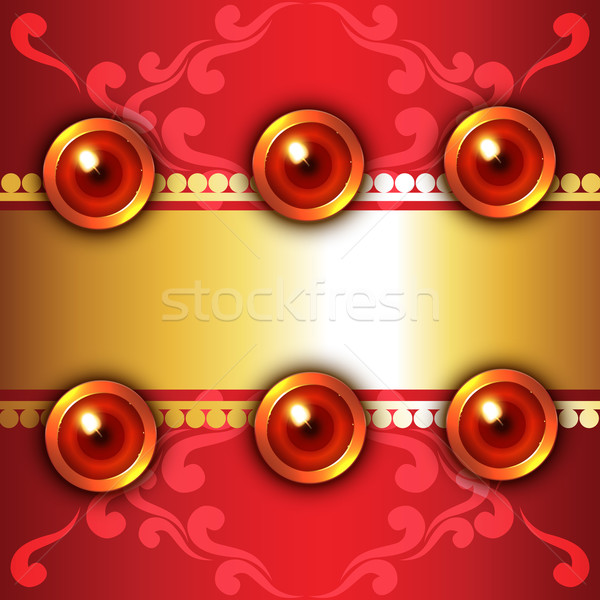 Attractive background of diwali Stock photo © Pinnacleanimates