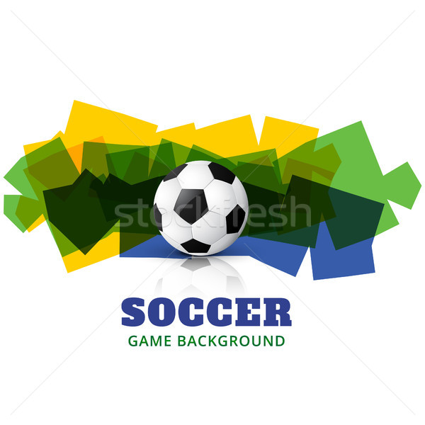 vector soccer design art Stock photo © Pinnacleanimates