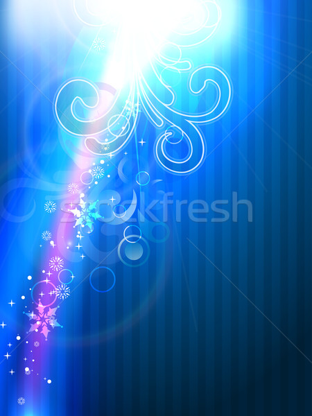 Absztrakt fényes stílus vektor kék boldog Stock fotó © Pinnacleanimates