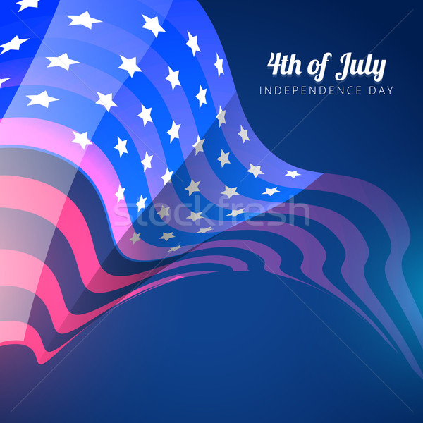 vector 4th of july Stock photo © Pinnacleanimates