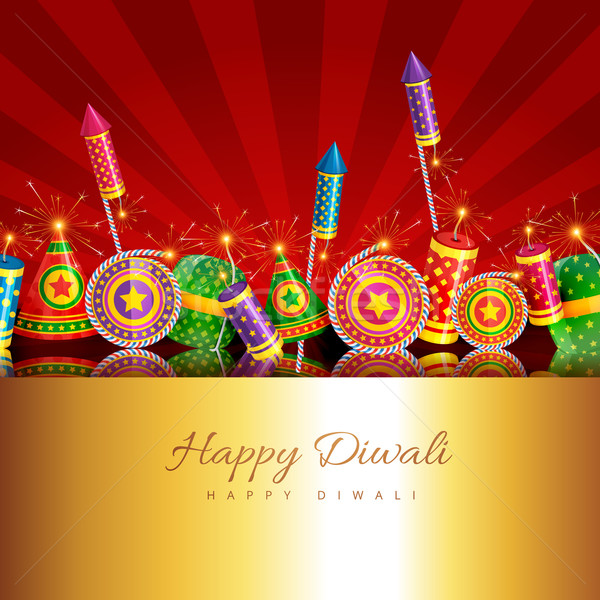 Foto stock: Creativa · diseno · vector · diwali · feliz · luz