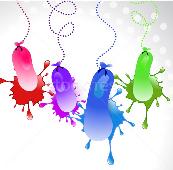 vector holi design Stock photo © Pinnacleanimates