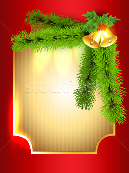 Vrolijk christmas ruimte gelukkig licht frame Stockfoto © Pinnacleanimates