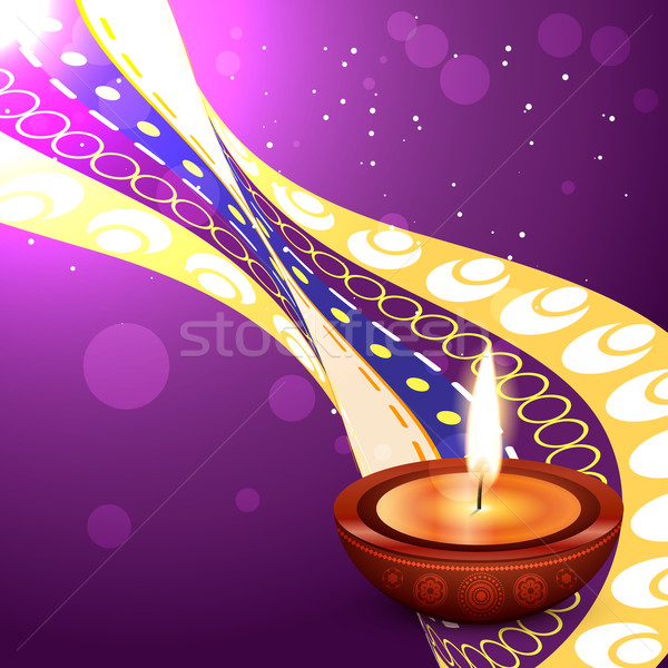 Diwali festival proiect vector fericit lumina Imagine de stoc © Pinnacleanimates