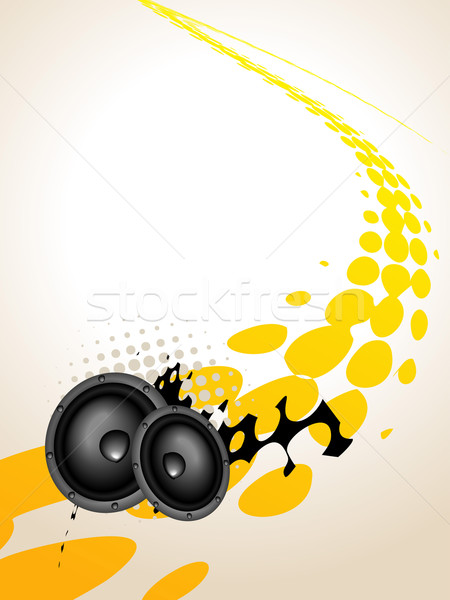 speaker music art Stock photo © Pinnacleanimates