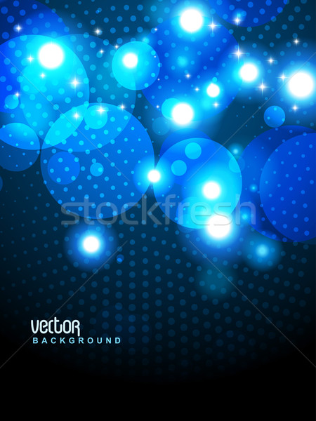 Wektora poświata niebieski kolor streszczenie sztuki Zdjęcia stock © Pinnacleanimates