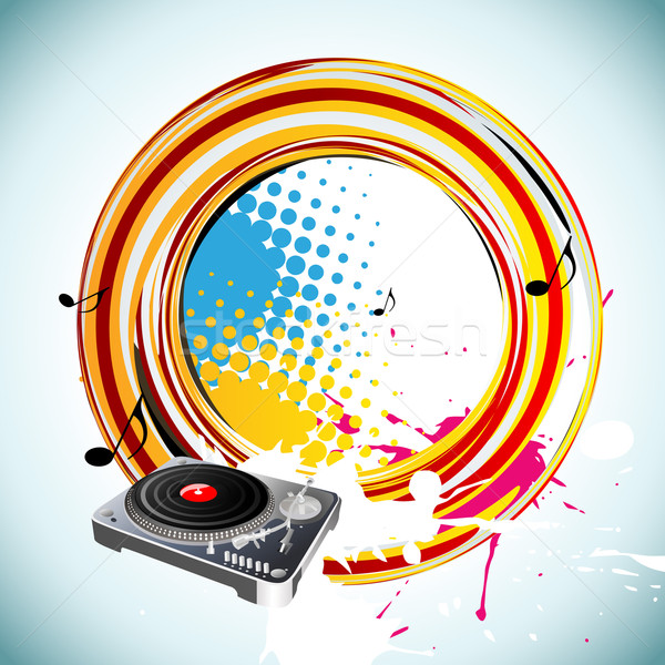 Stock photo: vector music background