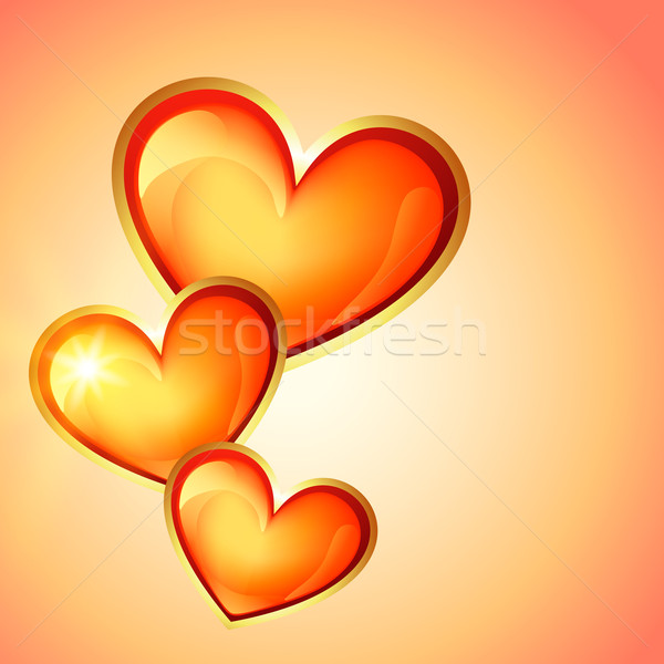 Corazón hermosa San Valentín día diseno amor Foto stock © Pinnacleanimates