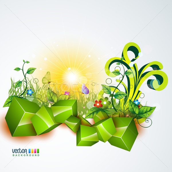 vector nature background Stock photo © Pinnacleanimates