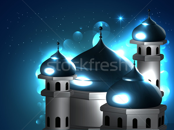 Stock photo: beautiful islamic mosque