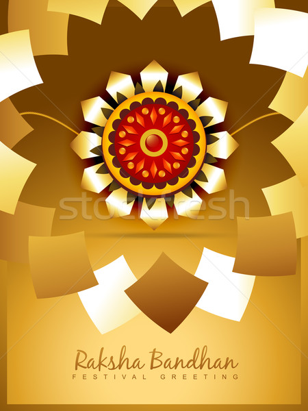 beautiful rakhi background Stock photo © Pinnacleanimates