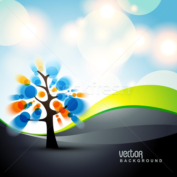 vector tree Stock photo © Pinnacleanimates