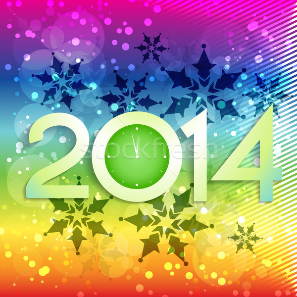 colorful happy new year Stock photo © Pinnacleanimates