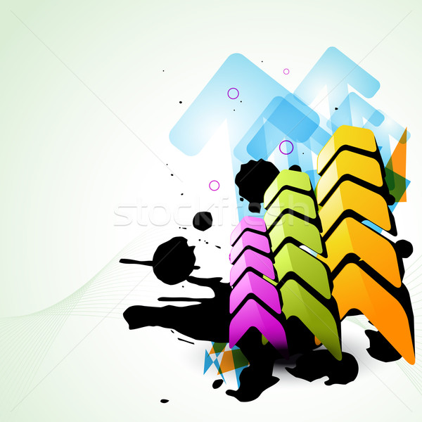 advancing up arrow Stock photo © Pinnacleanimates
