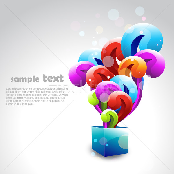 box with florals Stock photo © Pinnacleanimates