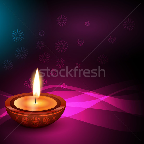 hindu festival background of diwali  Stock photo © Pinnacleanimates