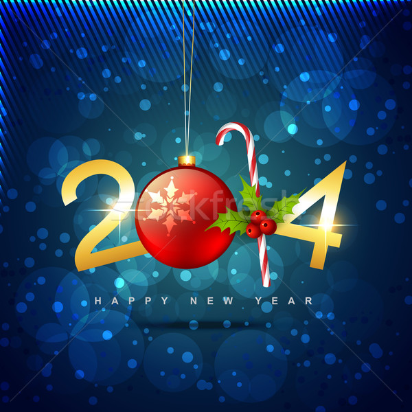 creative happy new year design Stock photo © Pinnacleanimates