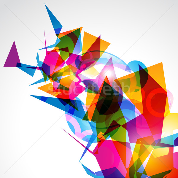 Eps10 abstract proiect elegant colorat Imagine de stoc © Pinnacleanimates