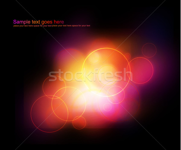 Abstract vector kleurrijk nacht Rood zwarte Stockfoto © Pinnacleanimates