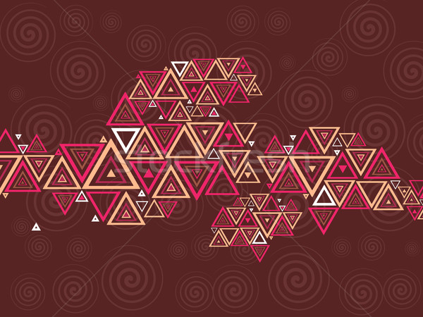 Vektor Muster Retro-Stil Textur abstrakten Farbe Stock foto © Pinnacleanimates