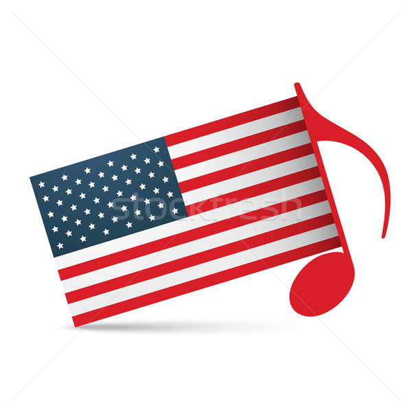 Amerikaanse dag ontwerp achtergrond Blauw vrijheid Stockfoto © Pinnacleanimates