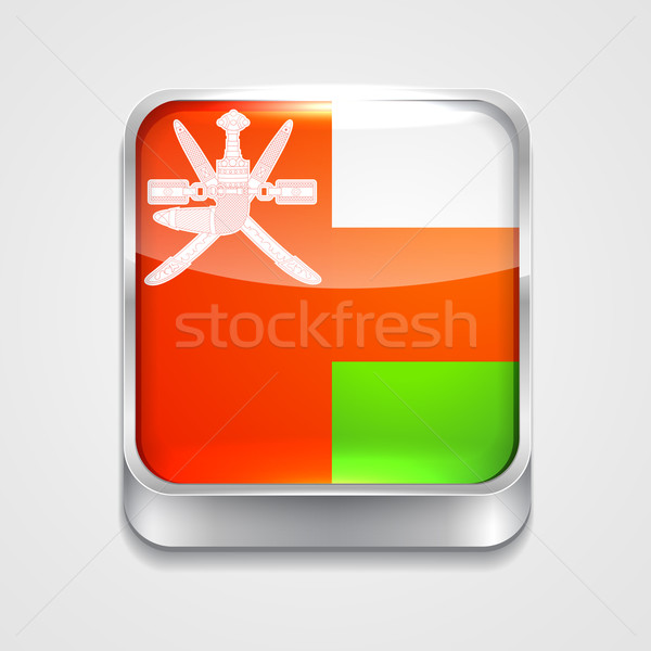 flag of oman Stock photo © Pinnacleanimates