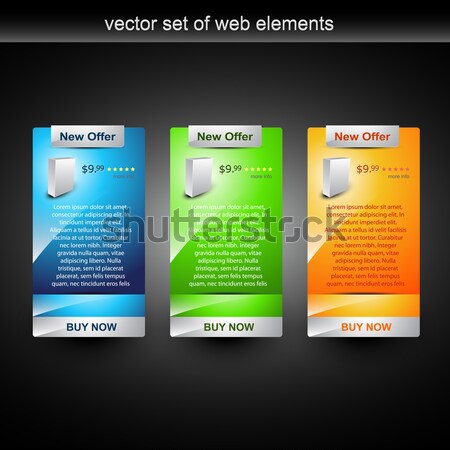 vector web display banner with space for your text Stock photo © Pinnacleanimates