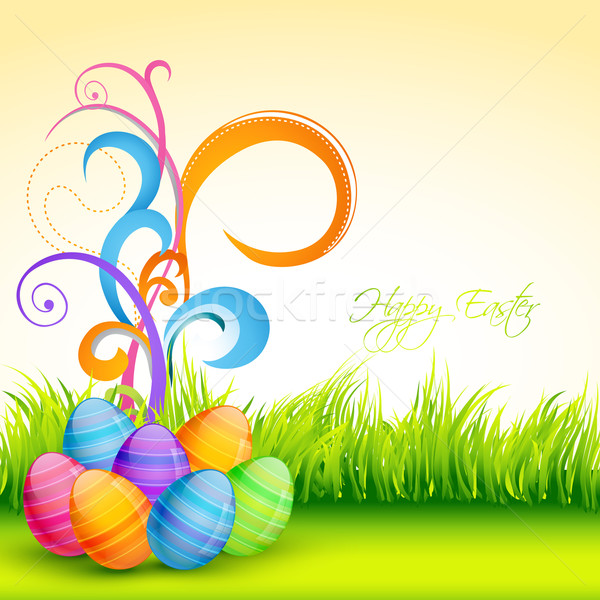 vector easter floral Stock photo © Pinnacleanimates