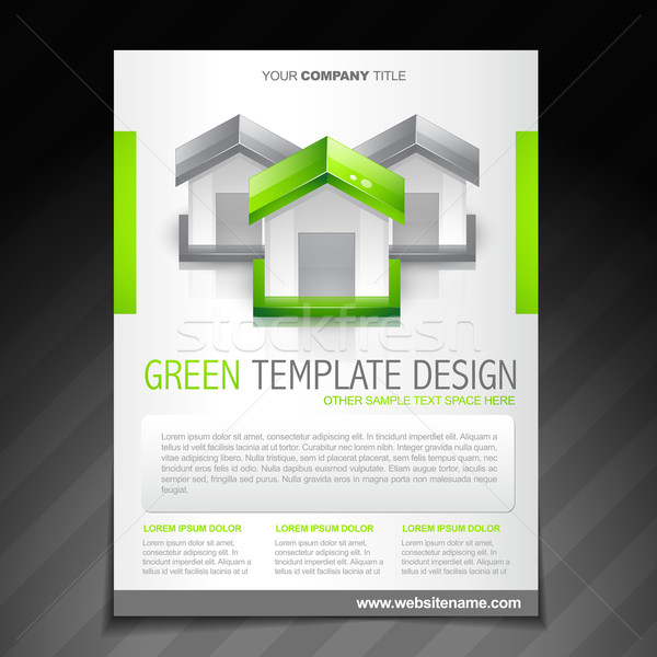 [[stock_photo]]: Eco · vert · brochure · flyer · affiche · modèle