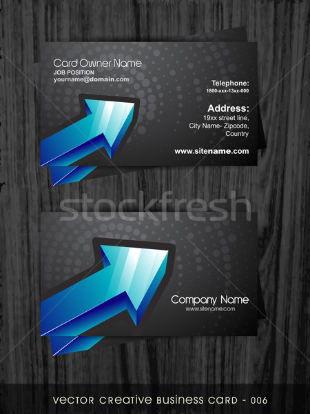 vector business card Stock photo © Pinnacleanimates