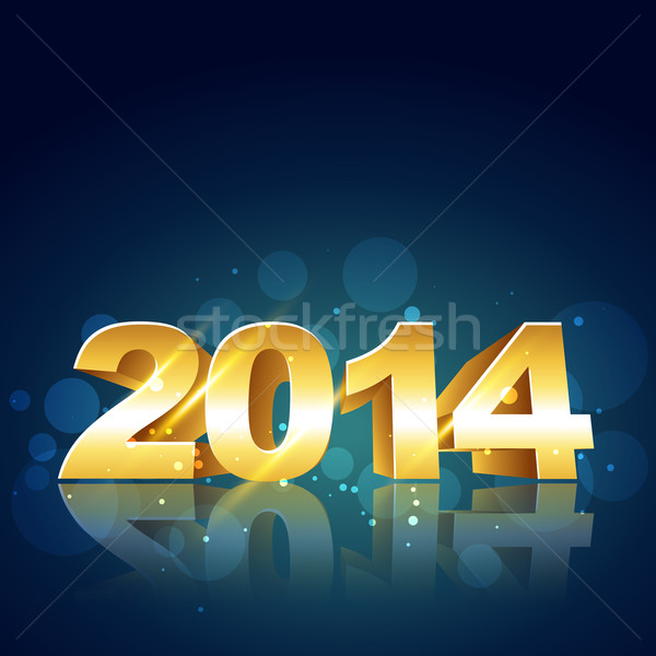 2014 nouvelle année design happy new year illustration heureux [[stock_photo]] © Pinnacleanimates