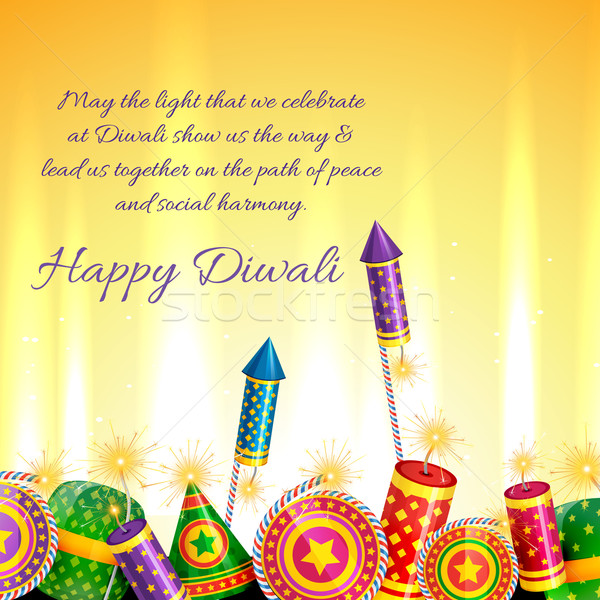 Beautiful card of diwali  Stock photo © Pinnacleanimates