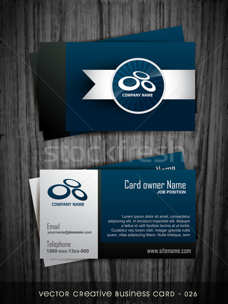 vector business card Stock photo © Pinnacleanimates