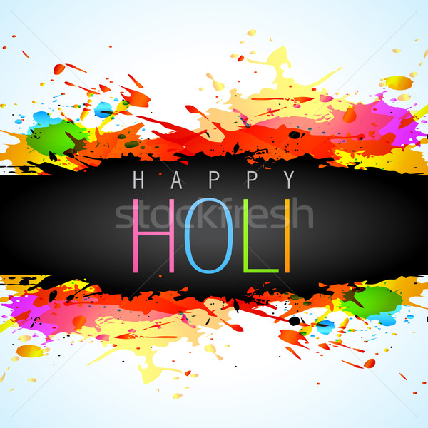 vector colorful holi background Stock photo © Pinnacleanimates