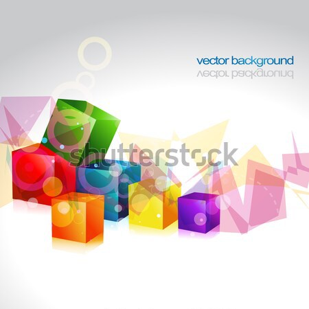 multicolor vector box design artwork Stock photo © Pinnacleanimates