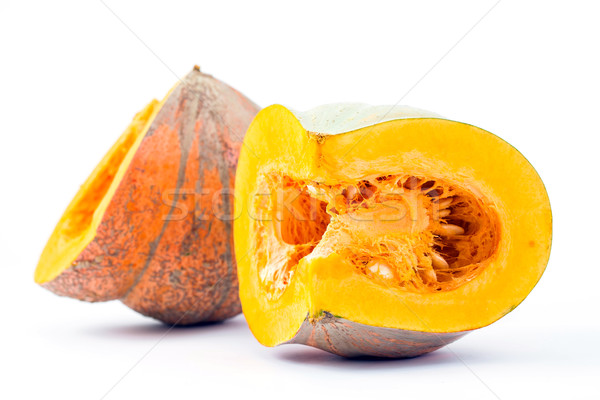 Pumpkin slice isolated Stock photo © pixachi