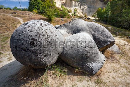 The Trovants of Costesti - The Living and Growing Stones of Roma Stock photo © pixachi