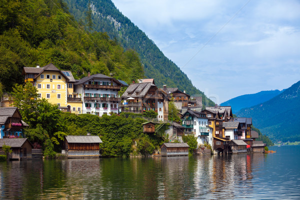 View of Hallstatt village Stock photo © pixachi