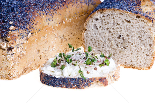 Home a loaf of rye bread with seeds and poppy seeds
 Stock photo © pixelman