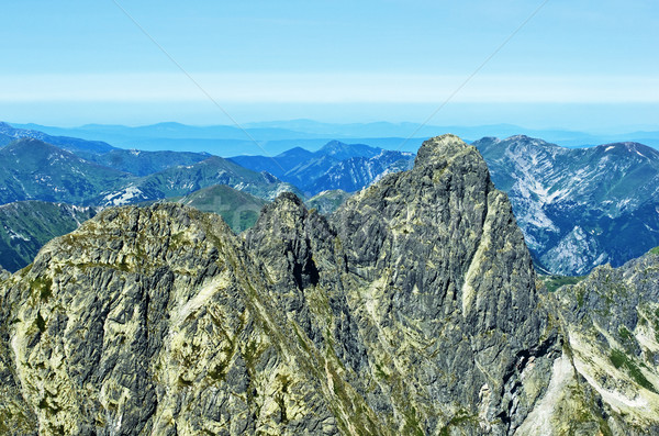 View naTatry western and red peaks of Poland Stock photo © pixelman