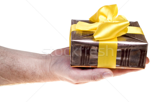 Giving present Stock photo © pixelman