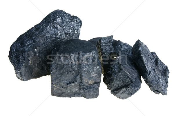 Black Polish coal Stock photo © pixelman